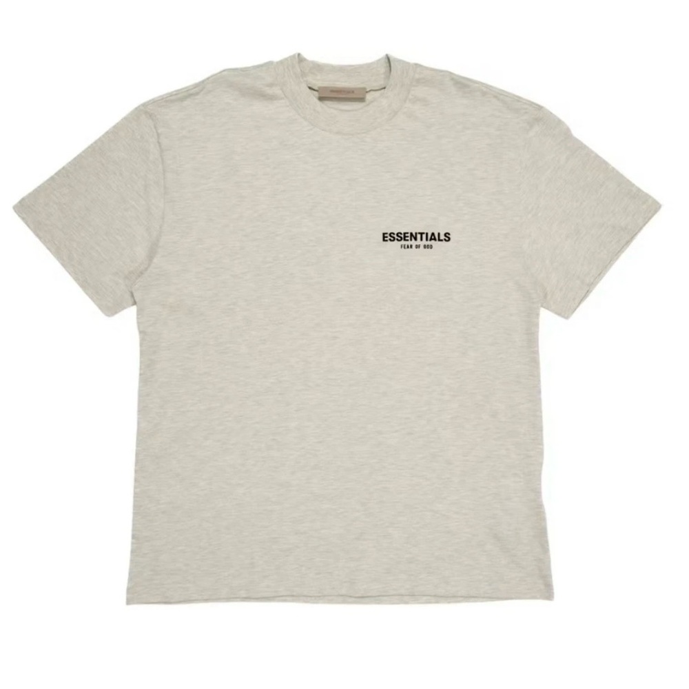 Fear of God Essentials Light Oatmeal Tee (125BT212062F) S